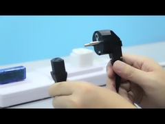 ΕΕ CEE7/7 3pin Plug Black Ac Set Angle Plug Cable Standard Vde Extension Power Cord Ηλεκτρονικό καλώδιο επέκτασης