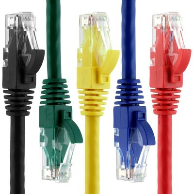 Προσαρμόσιμο καλώδιο Cat6 Utp Cat6 Lan 10ft με μεταλλικό σύνδεσμο Rj45