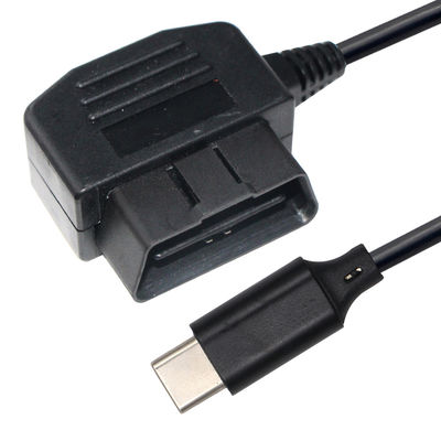 Καλώδιο φόρτισης αυτοκινήτου OBD-2 προς USB-C 5V 12V 24V για Dashcam