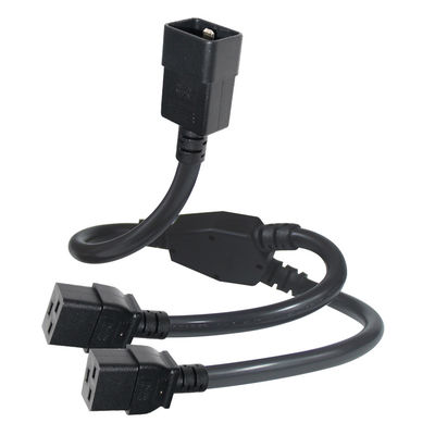 Καλώδιο διαχωριστή ρεύματος C20 σε Διπλό C19 Locking 250V 10A