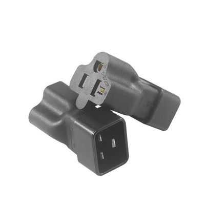 NEMA 5-15R προς IEC 320 C20 Συναρμολογητής ισχύος 15A 250V