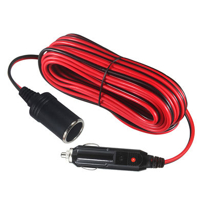 12V 24V καλώδιο επέκτασης αναπτήρα αυτοκινήτου αρσενικό προς θηλυκό