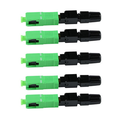 SC APC Simplex Single-Mode Fiber Optic Patch Cable (Καλωδίου σύνδεσης οπτικών ινών με μονό τρόπο)