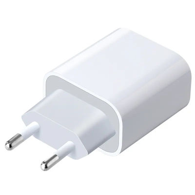 Ευρωπαϊκός φορτιστής τοίχου 2-Pin 45W USB-C Fast Charging – Προσαρμογέας ρεύματος Type-C για Laptop, Tablet, Τηλέφωνο, Χρήση σε ταξίδια