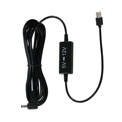 USB σε δεξιά γωνία DC 5V έως 12V Step-Up Power Cable - Αναπροσαρμοστής ενδυνάμωσης τάσης για δρομολογητή, λωρίδα LED, κάμερα, ανεμιστήρα