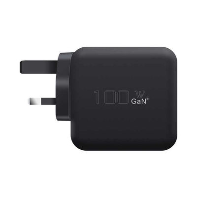 Βρετανία / ΕΕ 2-Pin Wall Charger με θύρα USB-C, 100W High-Speed Output Power Adapter για φορητό υπολογιστή / tablet / τηλέφωνο