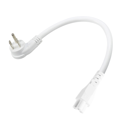 NEMA 5-15P έως IEC C5 Δικτύωμα ηλεκτρικής ενέργειας Cloverleaf 3-prong US καλώδιο εναλλασσόμενου ρεύματος για προσαρμογέα φορητού υπολογιστή, φορητού υπολογιστή, εκτυπωτή, 125V 10A