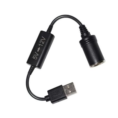 5V έως 12V USB Adapter Step up Converter Cable με Cigarette Lighter Socket Booster Cord για DVR αυτοκινήτου GPS Camera Router Fan LED