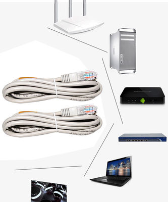 Μακρύ καλώδιο επικοινωνίας Rj45 Ethernet Cat 5 Cat 5e Cat 6 Patch Cord 6ft