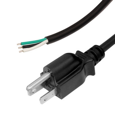 Απογυμνωμένο και κατεψυγμένο με NEMA 515P 3pin ηλεκτρικό καλώδιο για οικιακή συσκευή