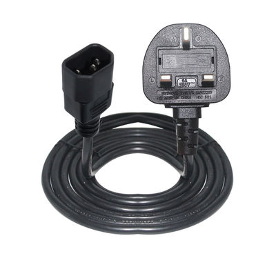Καλώδιο τροφοδοσίας UK Plug 0.5m H05VV-F 3 Core για οικιακές συσκευές