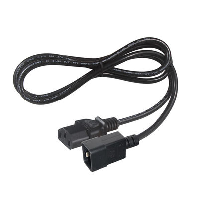 Καλώδιο τροφοδοσίας AC C20 σε C13 10A 250V Μαύρο 1m