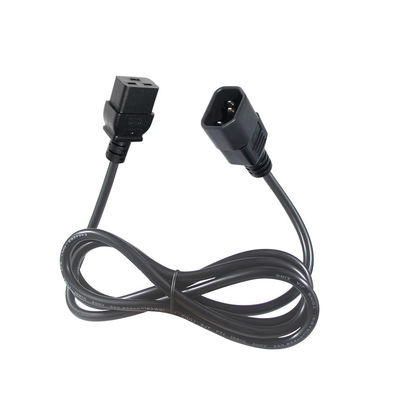 Καλώδιο τροφοδοσίας IEC C19 σε C14 16AWG 250V 1.8m για βιομηχανικό εξοπλισμό