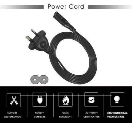 2.5A 250V C7 Plug Aus Saa Power Cord India Socket 16Amp Αυστραλία Καλώδιο ρεύματος