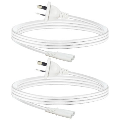 SAA προς IEC C7 Διοικητικό καλώδιο 2-Pin AU Plug 1M Λευκό Πιστοποιημένο ROHS