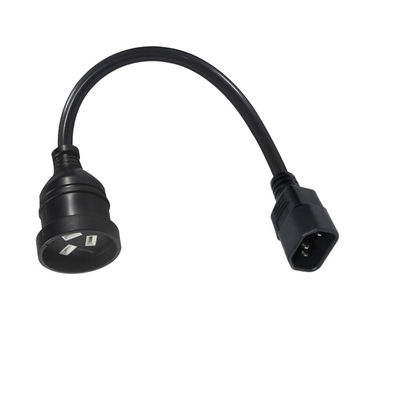 240V 3 πόντους IEC 320 C14 Ηλεκτρικό καλώδιο για ομαλή σύνδεση τηλεόρασης στην Αυστραλία