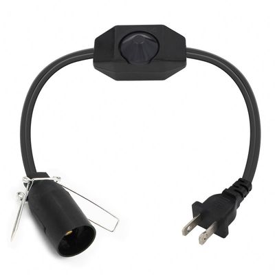 E27 Κρατήρας λαμπτήρα εξωτερική βάση Led Socket φωτεινό λαμπτήρα με US Plug αδιάβροχο