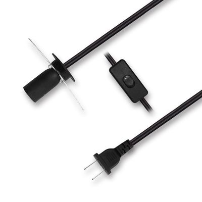 E27 Κρατήρας λαμπτήρα εξωτερική βάση Led Socket φωτεινό λαμπτήρα με US Plug αδιάβροχο