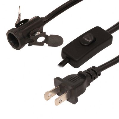 E27 Κρατήρας λαμπτήρα εξωτερική βάση Led Socket φωτεινό λαμπτήρα με US Plug αδιάβροχο