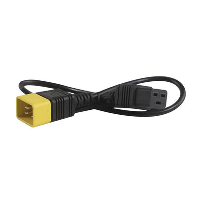 Πίεση PVC 3Pin Plug C19 C20 Ηλεκτρικό καλώδιο τροφοδοσίας ηλεκτρικής ενέργειας