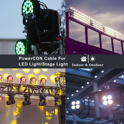 NEMA 5-15P προς PowerCon NAC3FCA 15A 125V 14AWG καλώδιο ρεύματος
