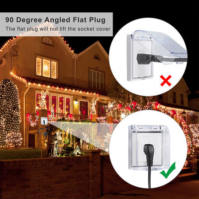 Πιστοποιητικό των ΗΠΑ 6Ft 3 Pin Plug 515P To 3 Way Nema 515R Ac Extension Cord Three Prong Outlet Splitter