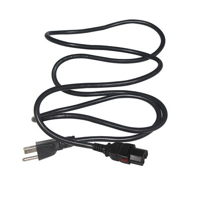 Κλειδώστε μας συνδεθείτε με το IEC C15 Desktop Computer Power Cable 16AWG- 18AWG