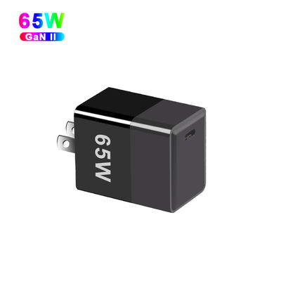 Προστασία από βραχυκύκλωμα 65W φορτιστή GaN με QC4.0 PD και θύρες USB C EU/US/UK Plug