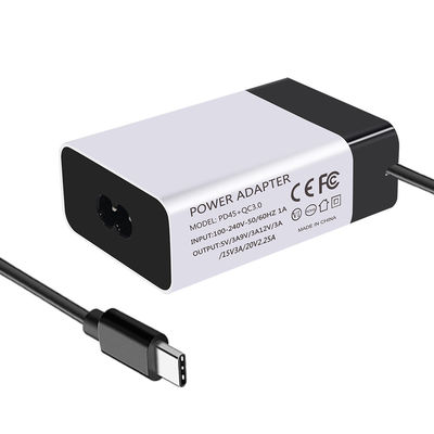 45W USB τύπου C PD φορτιστή QC 3.0 5V 9V 15V 3A 20V 2.25A φορητό ηλεκτρονικό προσαρμογέα