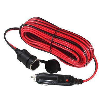 3ft 6ft 12ft Cigarette Lighter Extension Cord Άντρας προς Γυναίκα για φόρτιση αυτοκινήτου