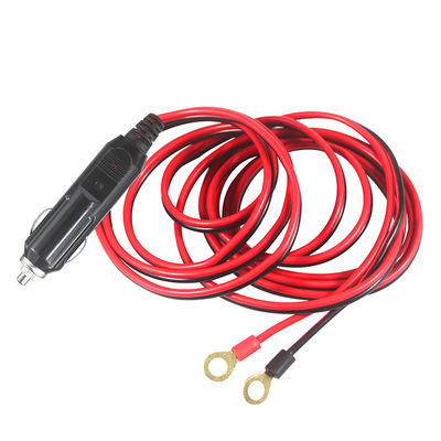 1M Spt-2 12V 24V Ηλιακό καλώδιο ηλεκτρικής ενέργειας αυτοκινητοκινητήρα αναπτήρα τσιγάρων ανδρός προσαρμογός σε 2 δακτυλικό τερματικό