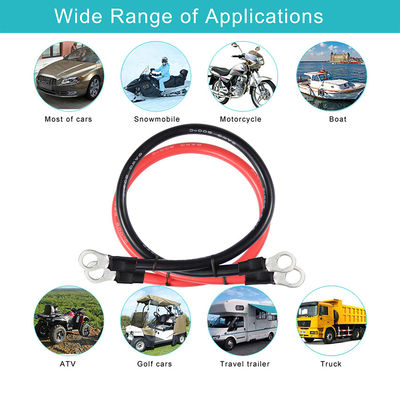 Προσαρμοσμένο 14AWG μπαταρία αυτοκινήτου Chargimg Extension Cable Wire O Ring Terminal