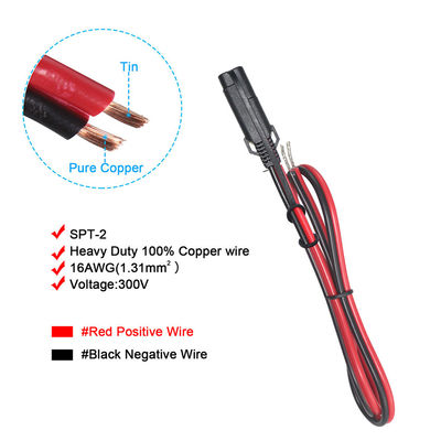 STP-2 18/16AWG SAE σε καλώδιο ηλιακής ενέργειας 12V