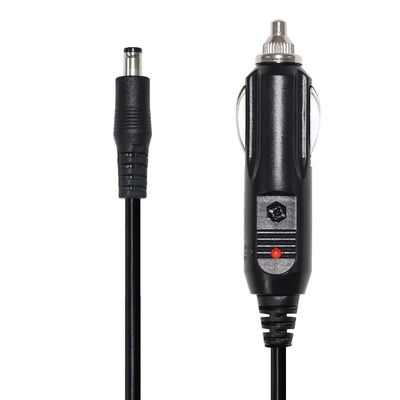 Φορητό καλώδιο DC12V για αναπτήρα τσιγάρων αυτοκινήτου με 5.5mm * 2.1mm συνδετήρα
