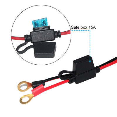 15A Sae Battery Charger with O Ring Terminal Car Extension Cable 2ft (Μια συσκευή για φορτιστές μπαταριών)