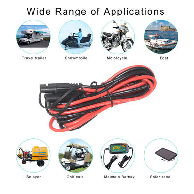 12V 24V SAE 2Pin Ηλιακό καλώδιο Ηλιακής Ενέργειας