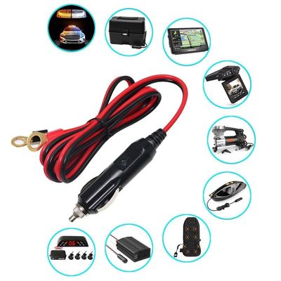 10A Καλώδιο φόρτισης 12V από το τσιγάρο αυτοκινήτου στο τερματικό δαχτυλίδι