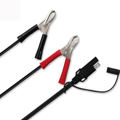 1.5ft 14AWG μπαταρία Αλιγάτορα Κροκοδείλος Κλιπ για SAE 12V γρήγορη απελευθέρωση Αποσυνδέστε