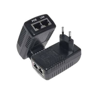 Συμπύκνωση Πορτ POE Injector Splitter Poe Injector Adapter 12V 24V 30W 48V 1A