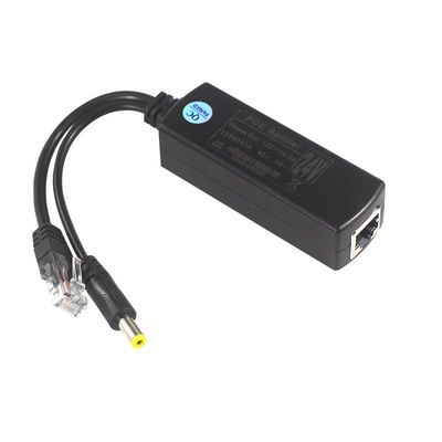 802.3af 12V POE Splitter με DC Jack USB-C 100Mbps