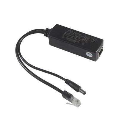 Αδιάβροχο POE Injector Splitter 100Mbps Ασφάλεια 12W Y Splitter Poe Adapter