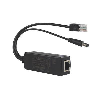 Αδιάβροχο POE Injector Splitter 100Mbps Ασφάλεια 12W Y Splitter Poe Adapter
