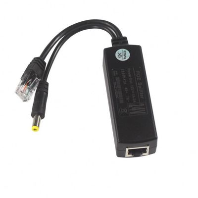 Αδιάβροχο POE Injector Splitter 100Mbps Ασφάλεια 12W Y Splitter Poe Adapter