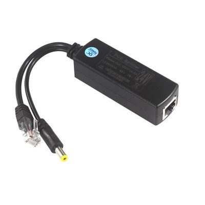 Αδιάβροχο POE Injector Splitter 100Mbps Ασφάλεια 12W Y Splitter Poe Adapter