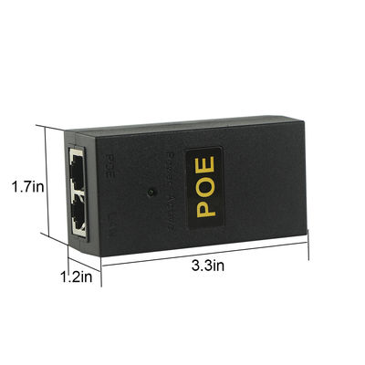 Προσαρμόσιμο Δισκογραφικό POE Power Adapter 12v 24v 36v 48v 0.5a 1a 2a