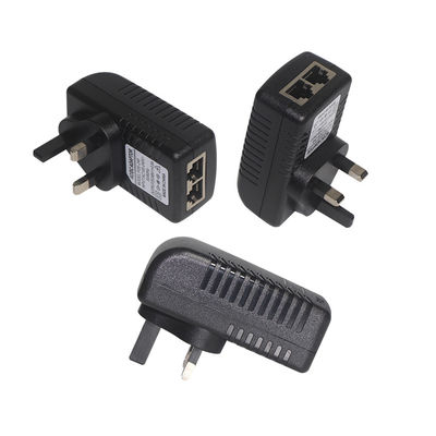 Συνδέτης συνεχούς ρεύματος 2 RJ45 θύρες POE Σφαιρίδιο ηλεκτρικής ενέργειας 24V 1a Για κάμερα IP