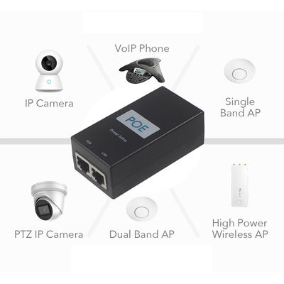 10/100/1000Mbps 12V 24V 48V Παθητικός ενέττης Poe Ip Κάμερα Ενέττης Poe