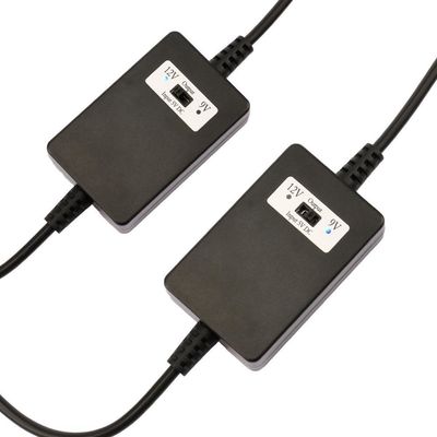 2A ρεύμα εξόδου 1,5m USB A αρσενικό σε DC5521 μετατροπέας 12V DC σε 5V/9V/12V Step Up καλώδιο