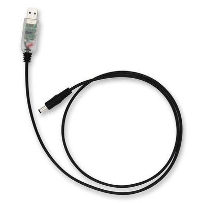Λευκός 3A 2.1mm 5 Volt σε 9 Volt USB μετατροπέας για USB καλώδιο τάσης