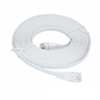 Μεταλλική ασπίδα Lszh Ethernet Network Cable 1m Cat6 Flat Patch Cord